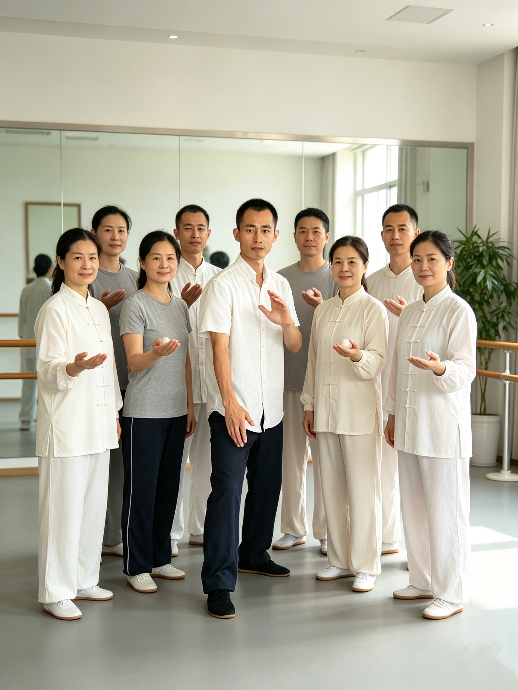 师生合影